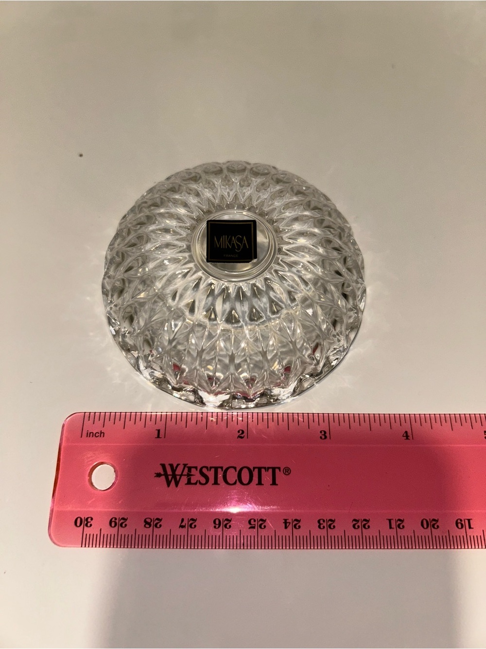 Mikasa Crystal Trinket Dish with Lid - Picture 9 of 14